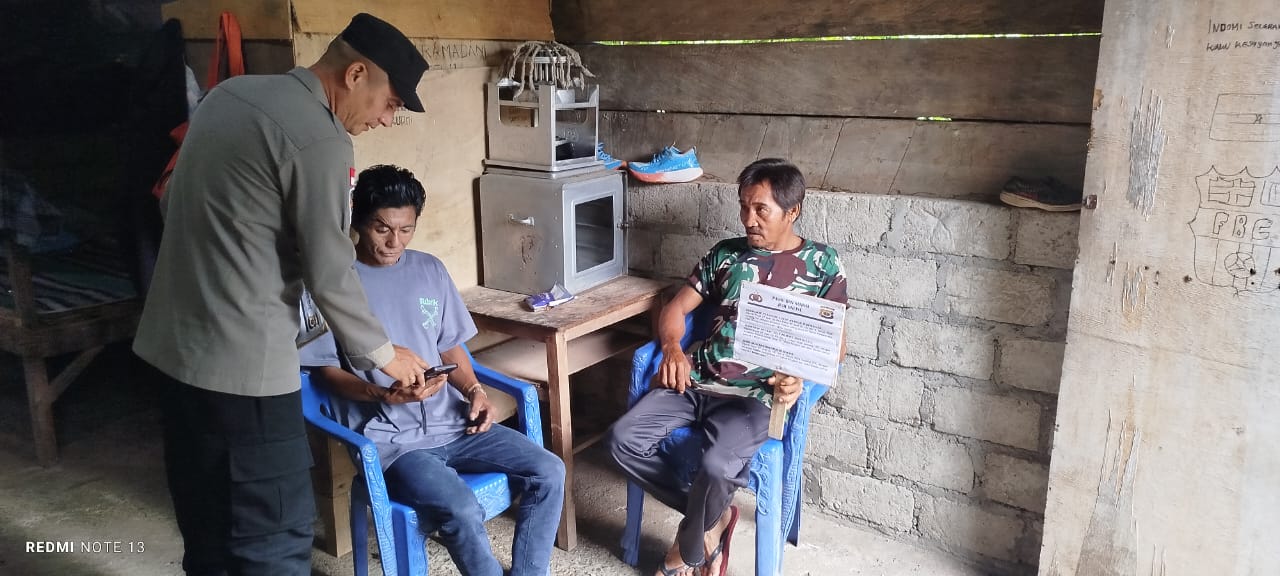 Polsek Wetar Sosialisasikan Judi Online, Himbau Warga Hindari Praktek Perjudian