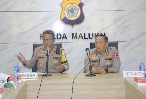 Itwasum Polri Monitor dan Evaluasi Program Ketahanan Pangan Polda Maluku