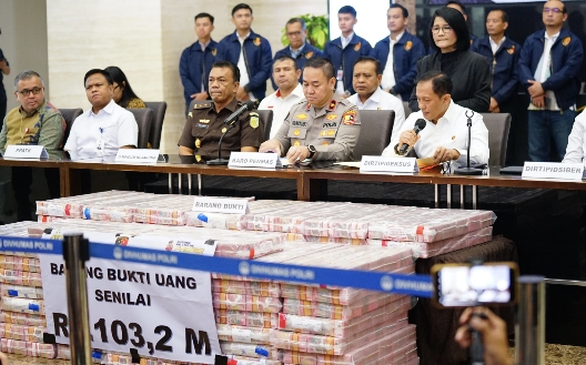 Polri Tetapkan PT AJP dan FH Sebagai Tersangka TPPU Judi Online, Sita Uang Rp 103,27 Miliar