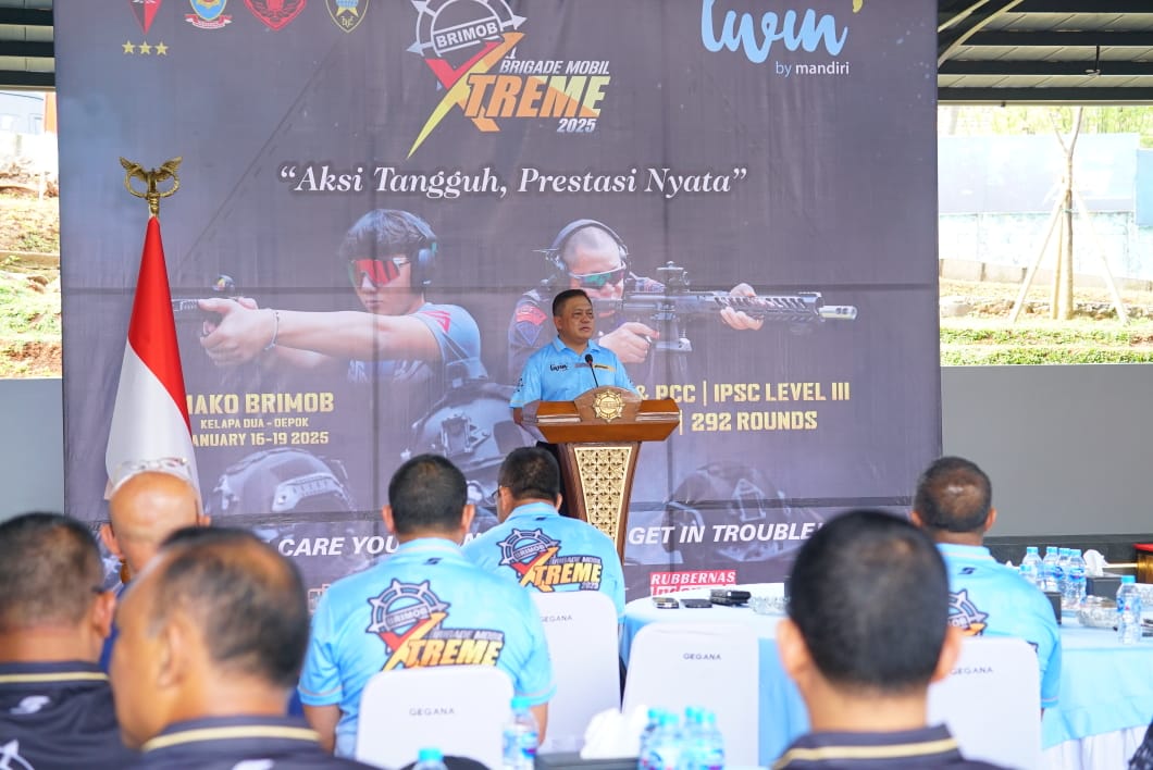 Korbrimob Polri Gelar Kejuaraan Menembak Internasional Brimob Xtreme 2025