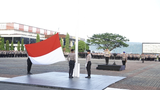 Upacara Kesadaran Nasional, Wakapolda Maluku: Tumbuhkan Semangat Cinta Tanah Air dan Jaga Kerukunan Antar Sesama