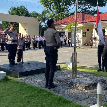 Polres Buru Selatan Laksanakan Upacara Peringati Hari Kesadaran Nasional