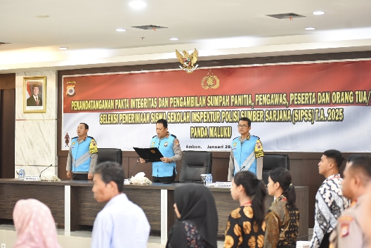 Tujuh Peserta Akan Ikut Seleksi SIPSS 2025, Kapolda Maluku: Kualitas Yang Lulus Harus Benar-benar Baik