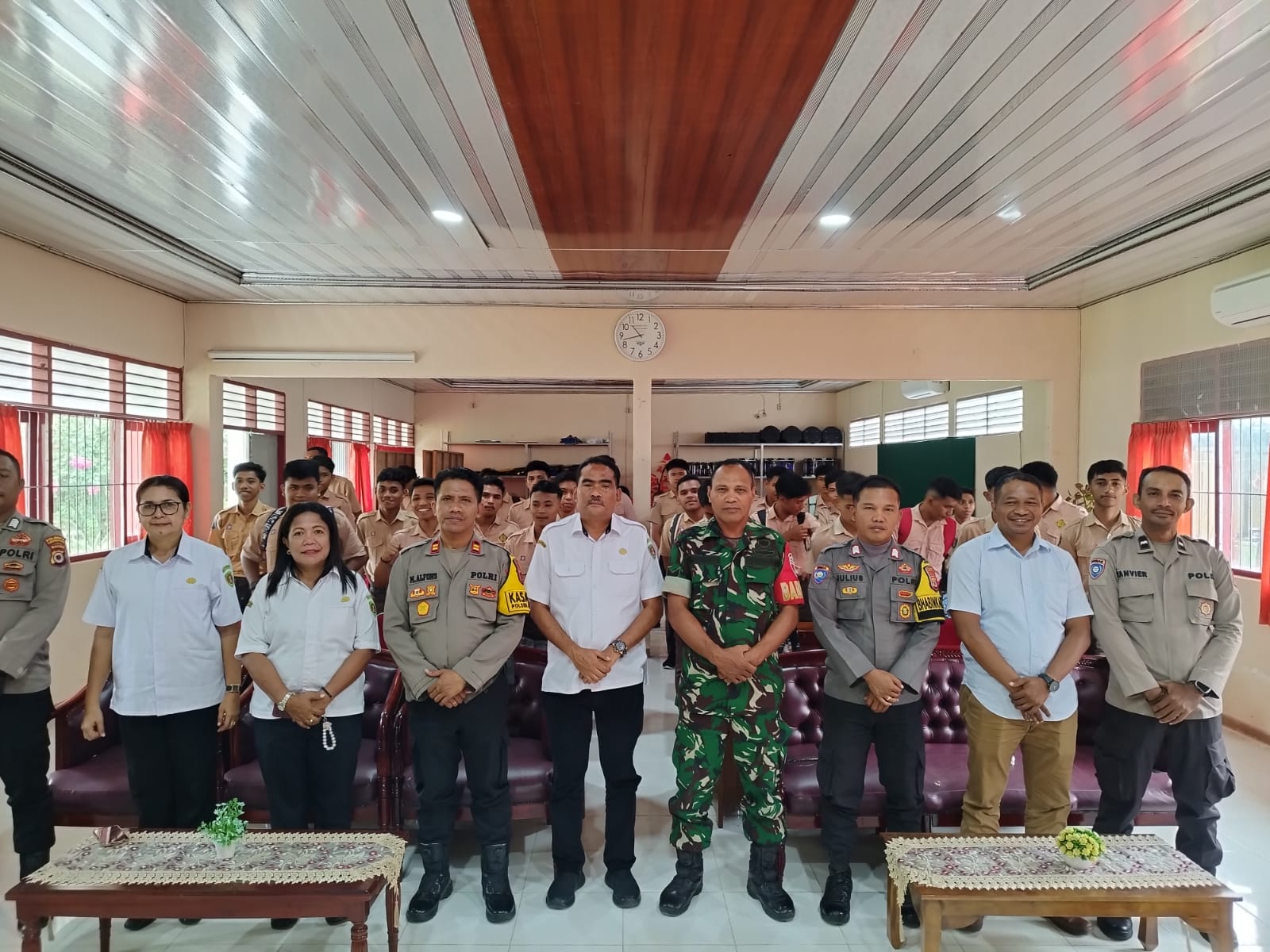 Sosialisasi Kamtibmas di SMA Negeri 4 Ambon Pasca Tawuran Antar Pelajar