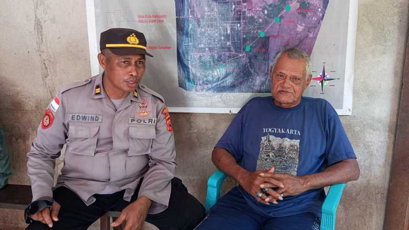 Sat Binmas Polres MBD Sambangi Tokoh Masyarakat Wujudkan Kondusifitas Kamtibmas
