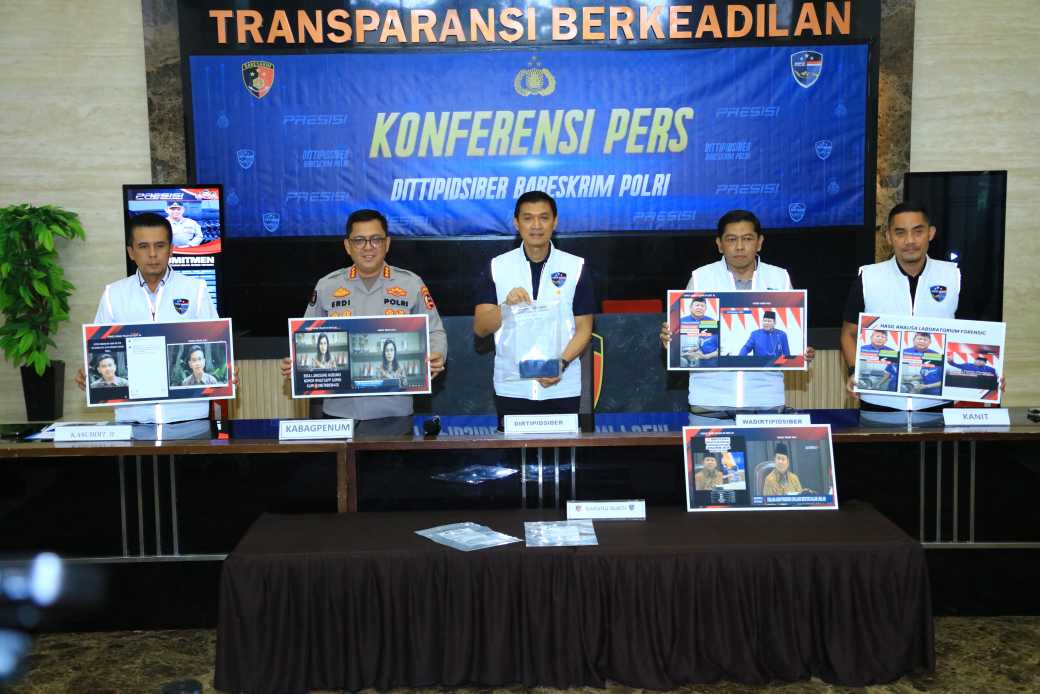 Dittipidsiber Tangkap Pelaku Deepfake Presiden Prabowo serta Pejabat Negara Lainnya