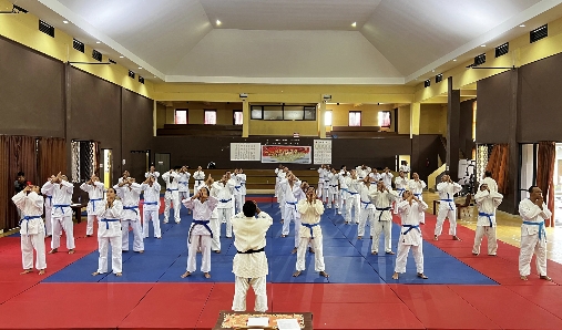 72 Peserta Seleksi SIP Panda Polda Maluku Jalani Uji Bela Diri Polri