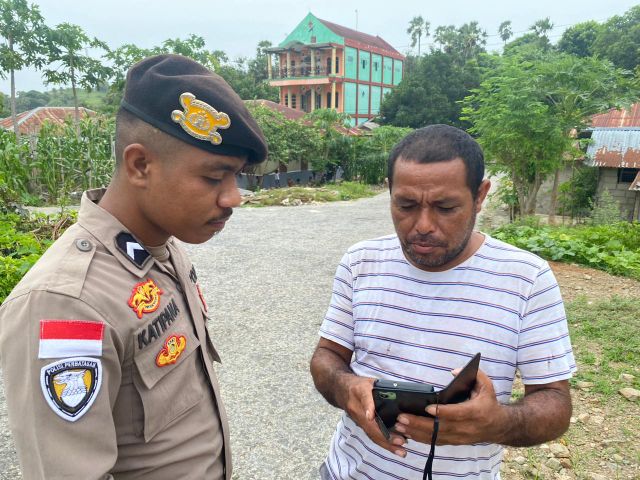 Stop Permainan Judi Online !!!  Polsek Kisar Rutin Himbau Warga Jauhi Pelanggaran Hukum