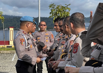 Kabid Propam Polda Maluku Tekankan Kedisiplinan Terhadap Anggota