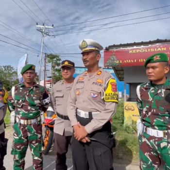 Satlantas Polres Buru Selatan Gelar Operasi Hari Ketiga Operasi Keselamatan Salawaku 2025