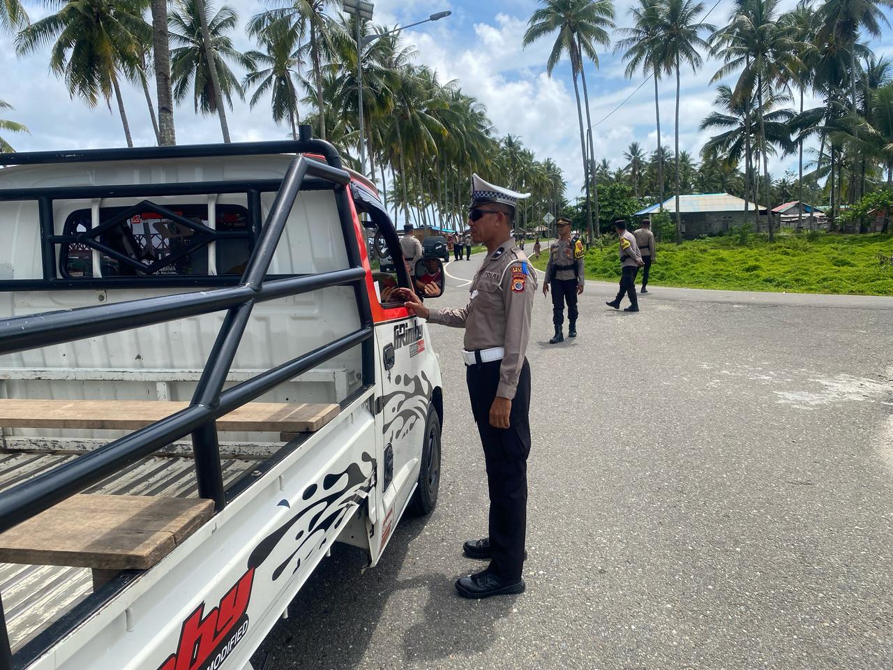 Polres Buru Selatan Gelar Razia Ops Keselamatan Salawaku 2025