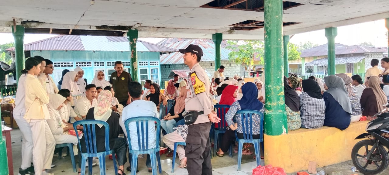 KEGIATAN PENGAMANAN MUSYAWARAH MASYARAKAT DESA (MMD) OLEH BHABINKAMTIBMAS NEGERI TIAL