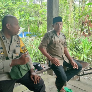 Kembali Bhabinkamtibmas Negeri Tamilouw AIPDA Rahman Paukoma, S.H melaksanakan Kegiatan DDS