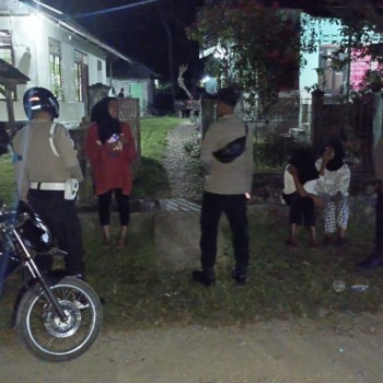 Antisipasi Gangguan Kamtibmas, Polsek Huamual Terus Tingkatkan Patroli Malam.