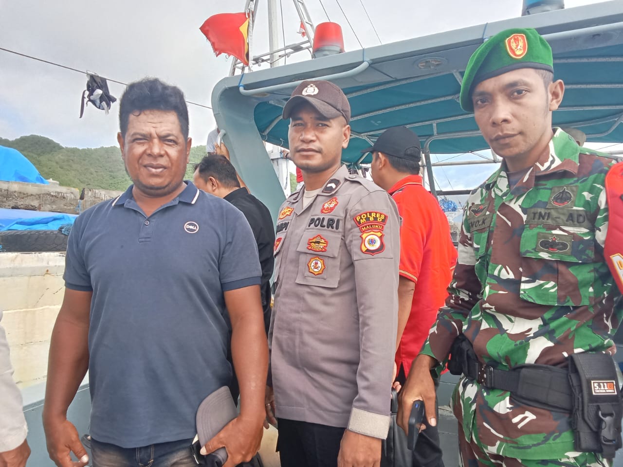 Seorang Nelayan WNA Timor Leste Yang Hanyut Dideportasi Dari Pulau Lirang Wetar Barat Menuju Timor Leste