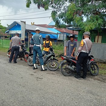 Fokus berikan edukasi, Polres Kepulauan Tanimbar gelar Ops Keselamatan Salawaku 2025 hari ke-13