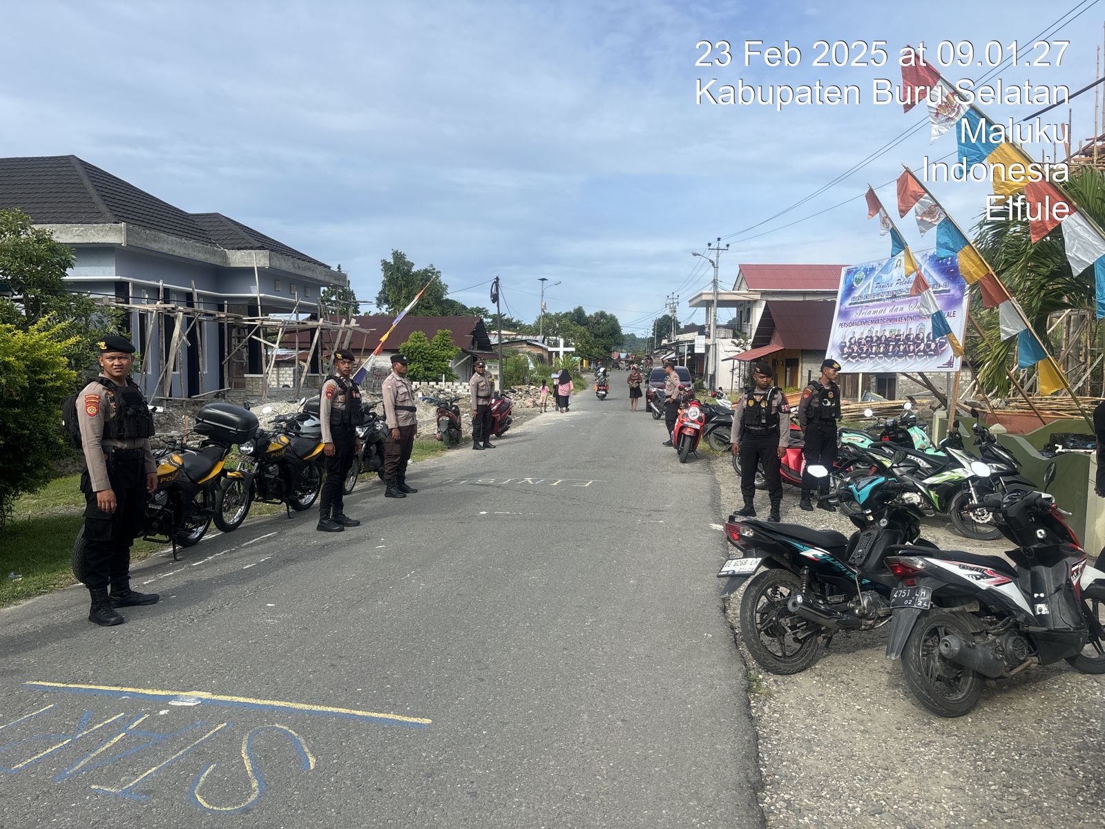 Personil Sat Samapta Polres Buru Selatan Rutin Laksanakan Pengamanan dan Patroli di Gereja