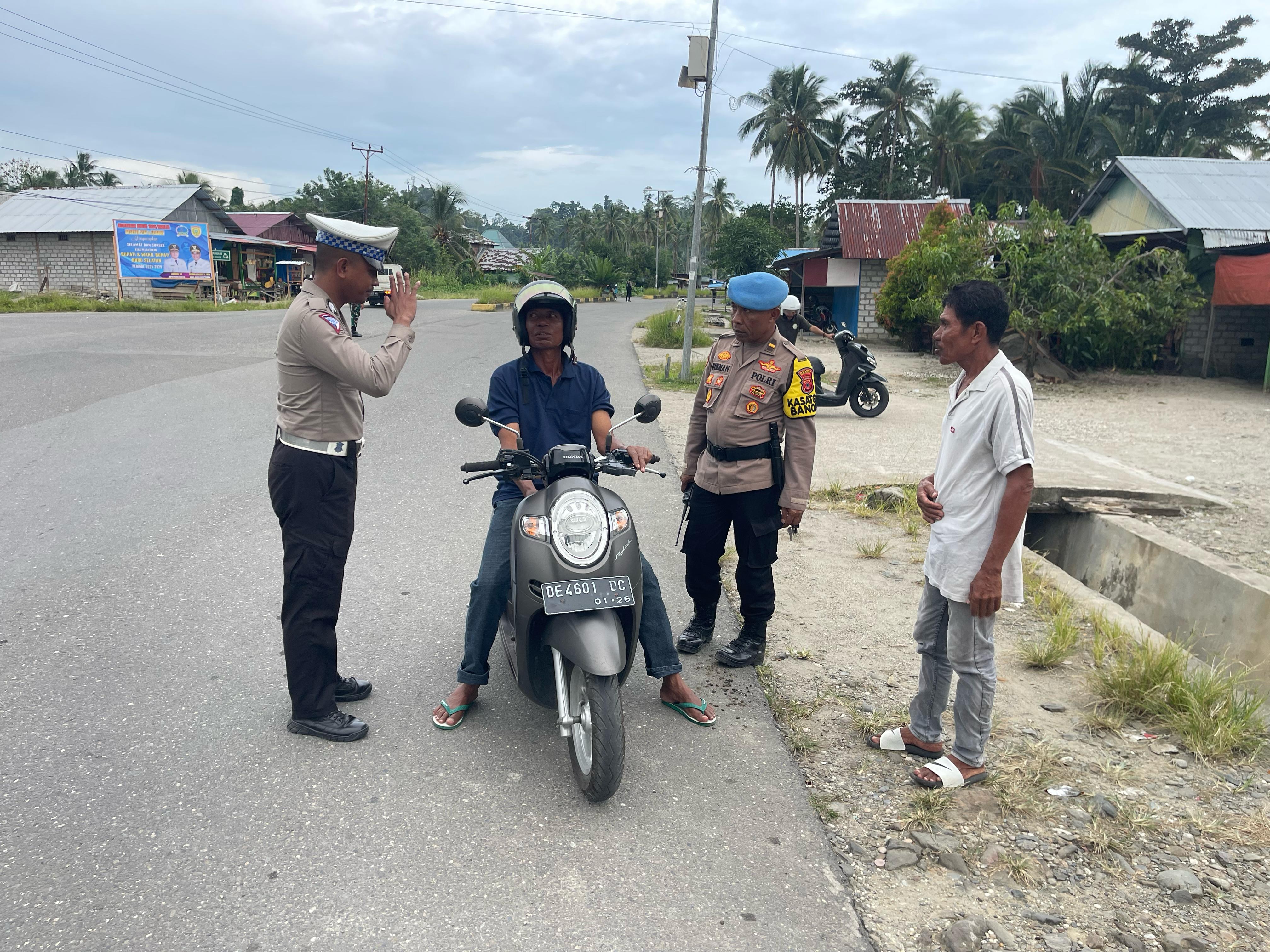 Polres Buru Selatan Masih dalam Momen Operasi Keselamatan Salawaku 2025.