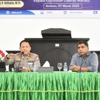 Kapolda Maluku Berikan Kuliah Umum di UKIM Ambon: Peran Gen Z Dalam Menjaga Kamtibmas di Maluku