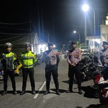 Pengamanan Tarawih, Polres Tual Pastikan Stabilitas Kamtibmas