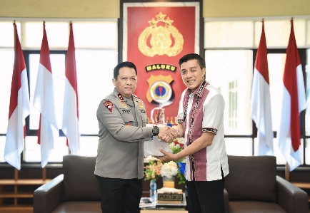 Kapolda Maluku Terima Kunjungan Konsul Kehormatan Kerajaan Belanda