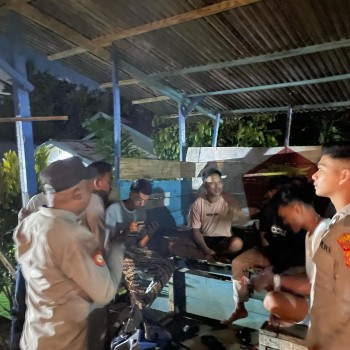 Polsek Leihitu Gelar Patroli Cipta Kondisi, Jaga Keamanan Selama Ramadhan