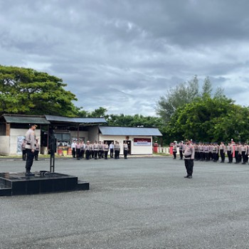 Pimpin upacara HKN, Kapolres Kepulauan Tanimbar bacakan amanat Kapolda Maluku