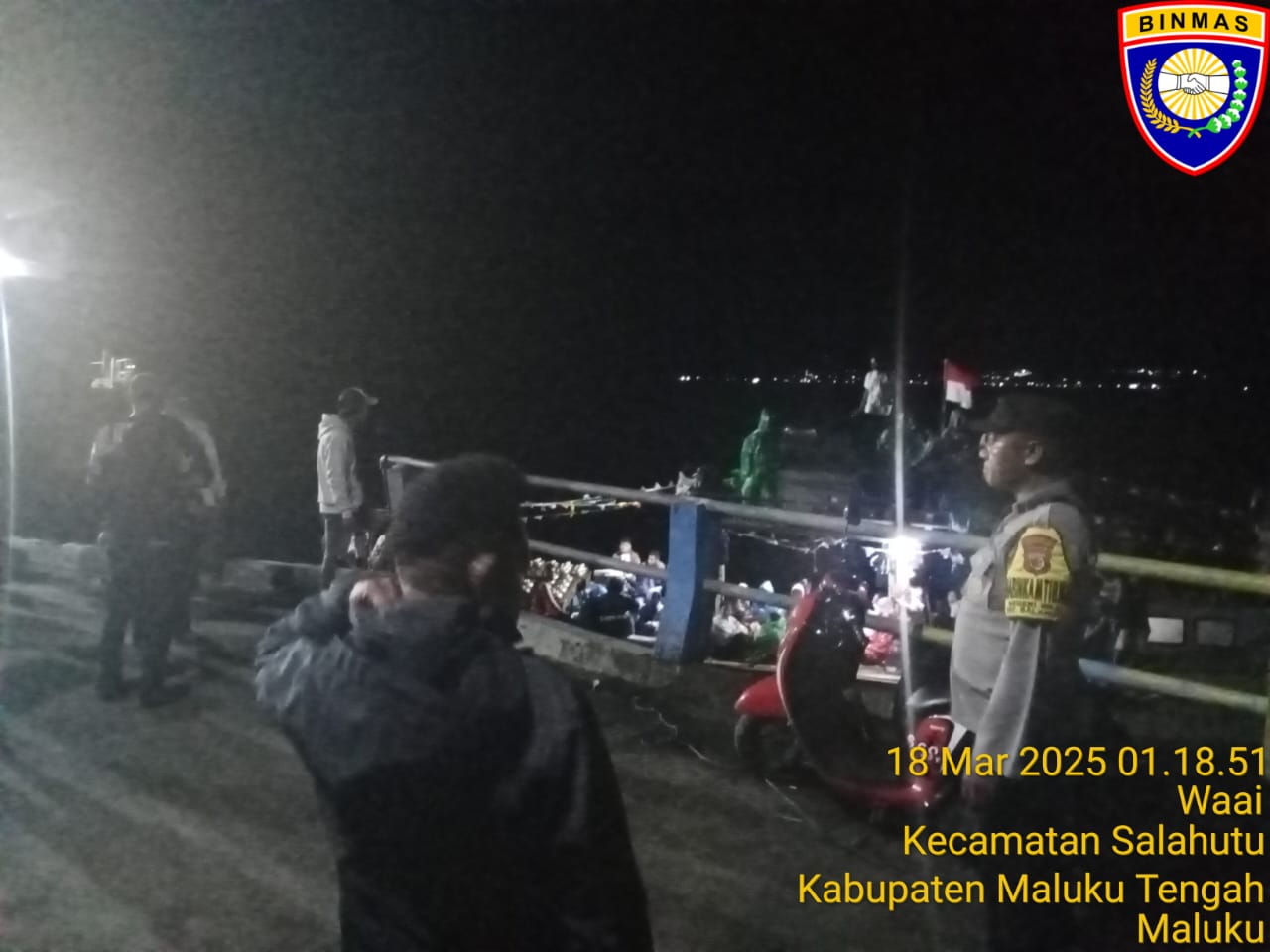 Polisi Lakukan Pengamanan Keberangkatan 1.400 Warga Negeri Rutong ke Rumahkay untuk Acara Pemanasan Gandong