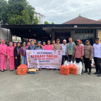 Polsek KPYS Gelar Pembagian Takjil dan Buka Puasa Bersama di Bulan Ramadhan