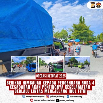 Personel Pos Pam Bundaran Kota Masohi Polres Malteng Kembali Rutin Pengaturan Lalin