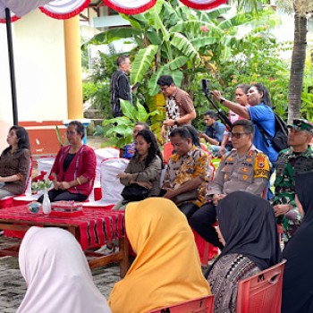 Jelang hari raya Idul Fitri 1446 H, Kapolres Kepulauan Tanimbar hadiri pasar murah