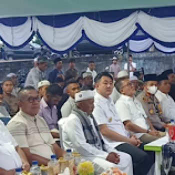 Bersama Forkopimda, Kapolres Kepulauan Tanimbar hadiri Buka Puasa Bersama di Masjid Baabuttaqwa