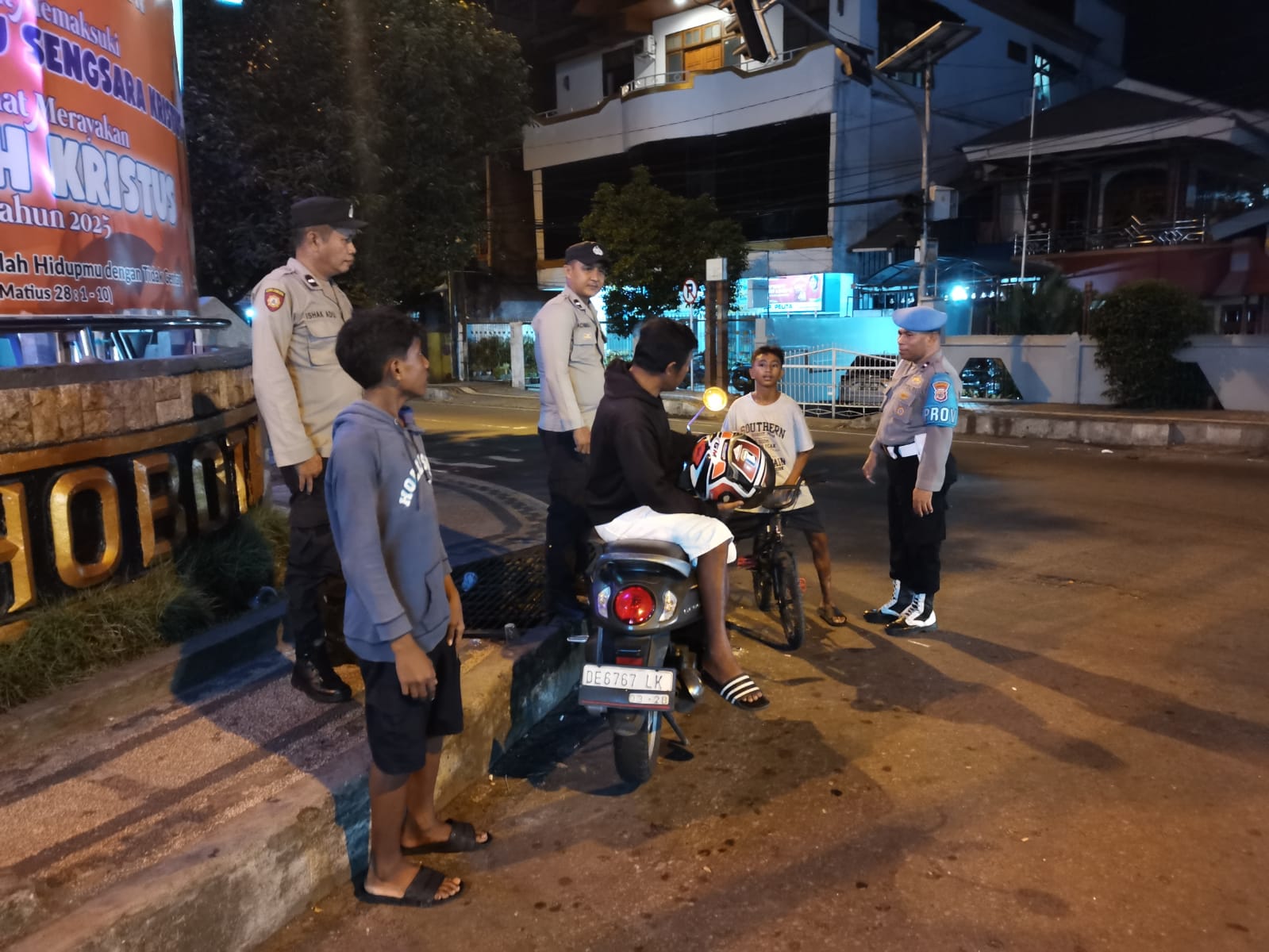 Polsek Nusaniwe Gelar Patroli Cipta Kondisi, Jaga Keamanan Wilayah Hukumnya