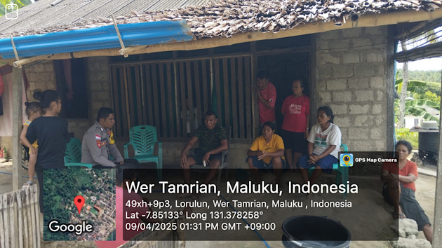 Sambangi Warga lewat DDS, Bhabinkamtibmas Lorulun jalin komunikasi aktif