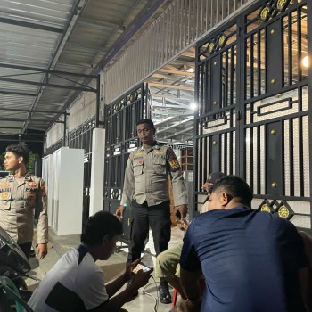 Patroli Rutin Cipta Kondisi, Polsek Leihitu Jaga Stabilitas Kamtibmas di Maluku Tengah