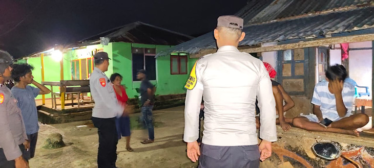 Cegah gangguan Kamtibmas di malam hari, Polsek Wermaktian terus intensifkan patroli KRYD