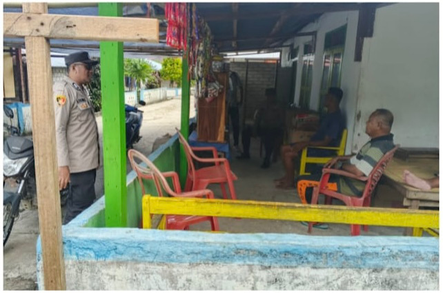 Polsek Fordata terus tingkatkan patroli dialogis, pantau aktivitas Masyarakat di siang hari