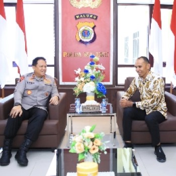 Kapolda Maluku Terima Kunjungan Anggota DPR RI