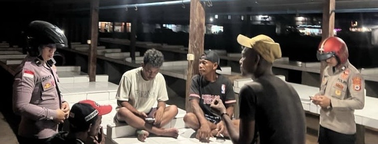 Intensifkan Patroli KRYD di malam hari, Polsek Tanimbar Selatan berikan rasa aman