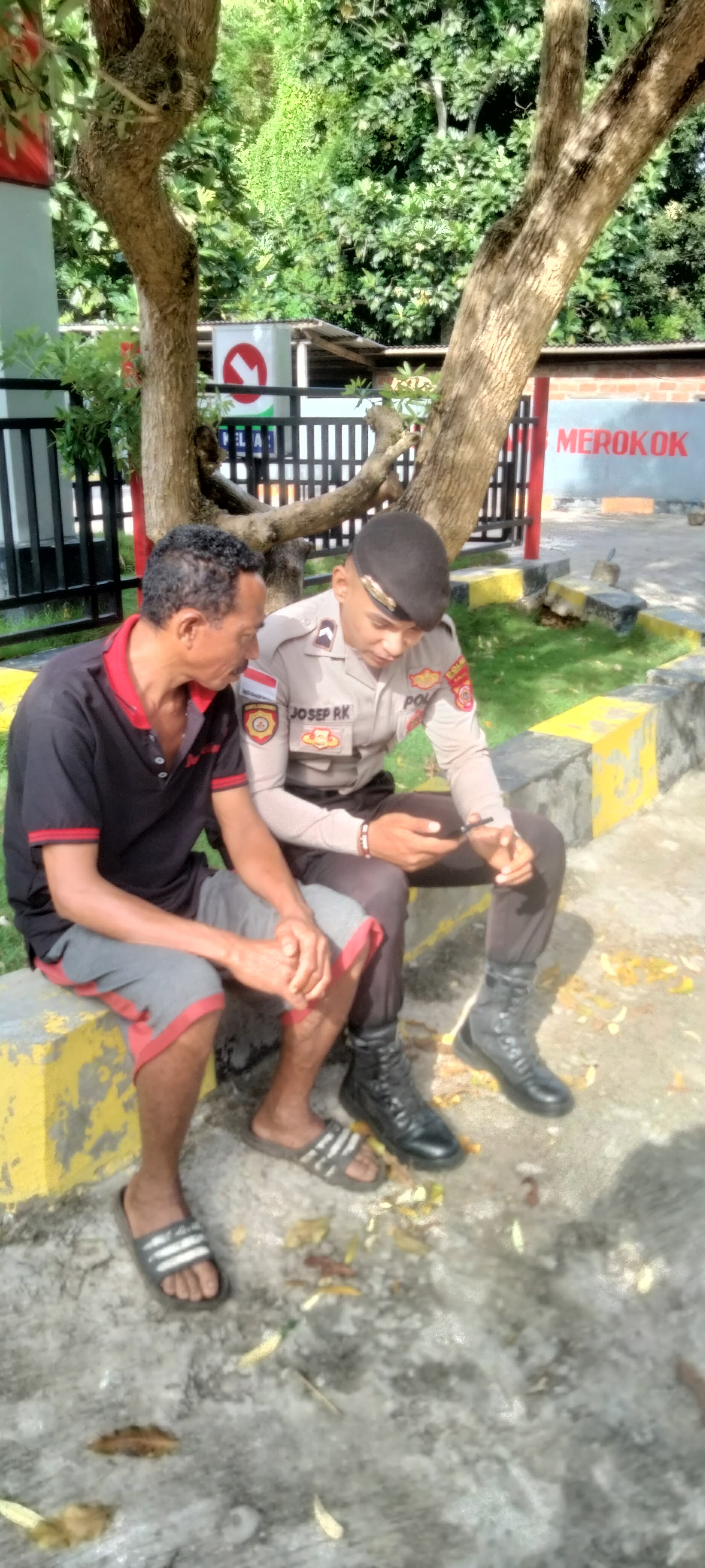 Polsek Kisar Sosialisasi Judi Online dan Tekankan Warga Hindari Pelanggaran Hukum