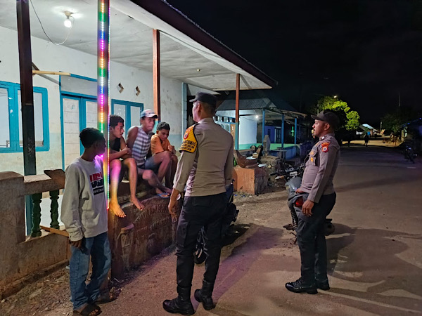 Tingkatkan Patroli di malam hari, Polsek Wermaktian antisipasi gangguan Kamtibmas