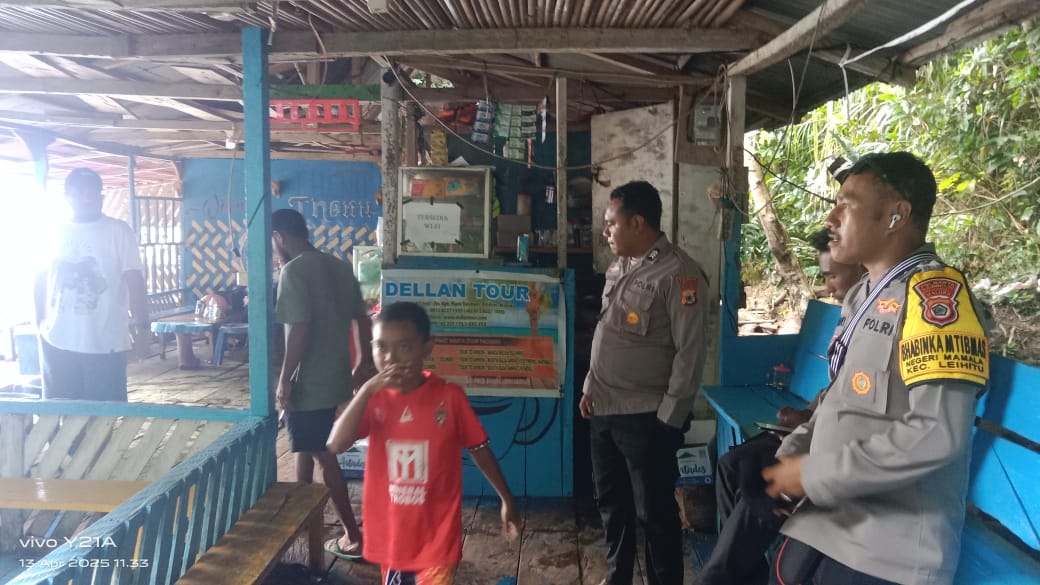 Polsek Leihitu Gelar Patroli Rutin Cipta Kondisi di Wilayah Kecamatan Leihitu