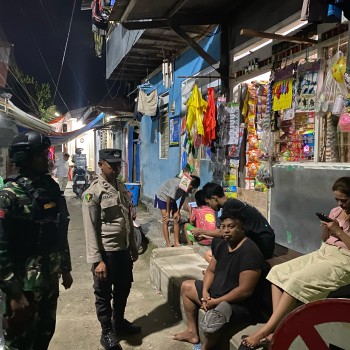 Polresta Ambon Tingkatkan Patroli Malam, Jaga Kondusifitas Kota