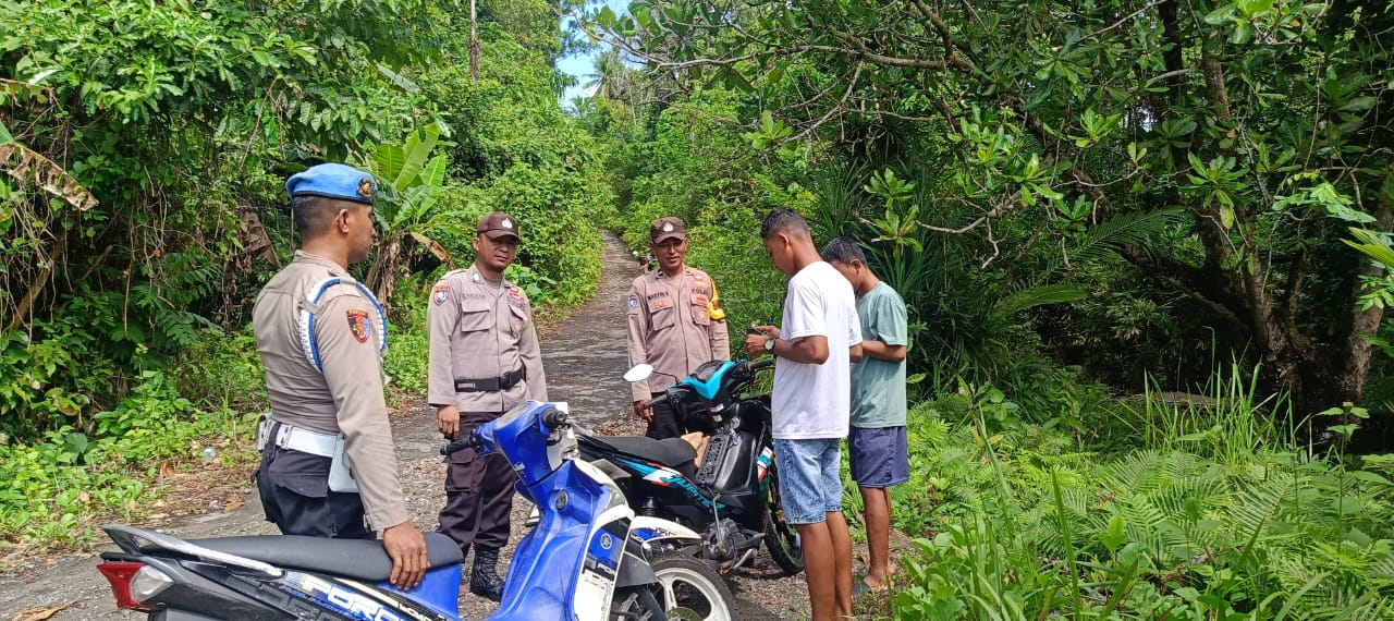 Polsek Nusalaut Gelar Patroli Cipta Kondisi, Wujud Nyata Upaya Preventif Jaga Kamtibmas