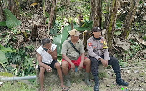 Jalin keakraban, Bhabinkamtibmas Kabiarat sambangi Warga binaan