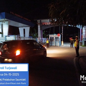 Optimalkan Patroli, Sat Lantas Polres Kepulauan Tanimbar antisipasi balap liar pada malam hingga dini hari