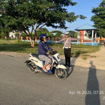 Satuan Lantas Polres MBD Optimalkan Gatur Jalan, Disiplinkan Warga Taat Berlalu Lintas