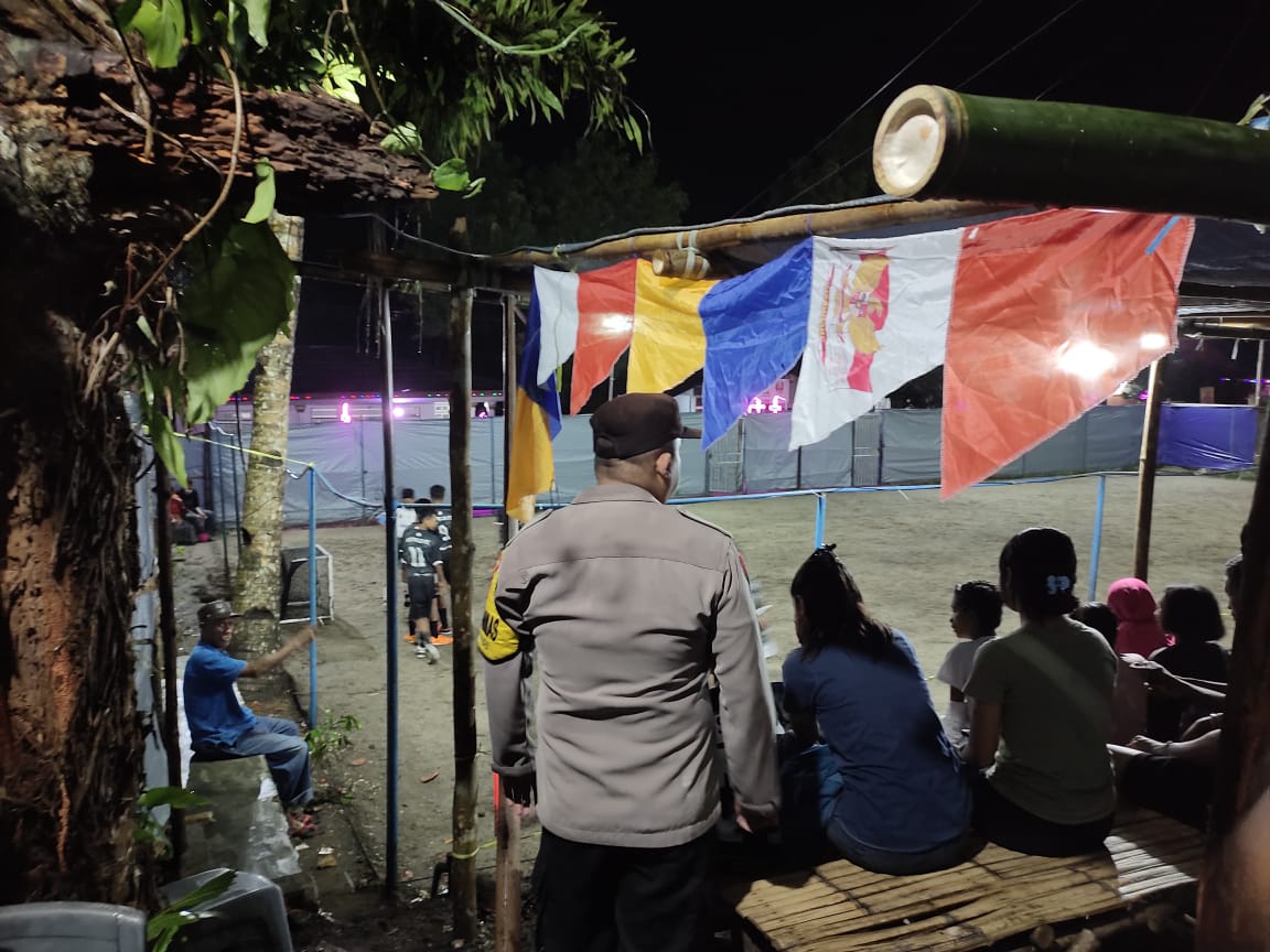 Polsek Leitimur Selatan Kawal Ketat Lanjutan Pertandingan Rangga Cup U-14 di Toisapu