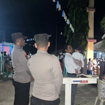 Jajaran Polres Kepulauan Tanimbar amankan Misa Kamis Putih