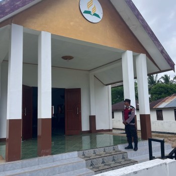 Polsek Serwaru Intensifkan Pengamanan Ibadah Demi Menjaga Stabilitas Tempat Ibadah